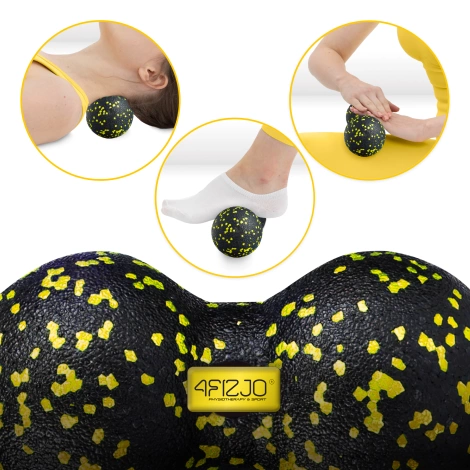 Dvojitý masážní míček EPP 12 cm