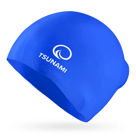 Plavecká čepice unisex TSUNAMI tmavě modrá
