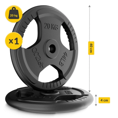 Litinová závaží 20 kg