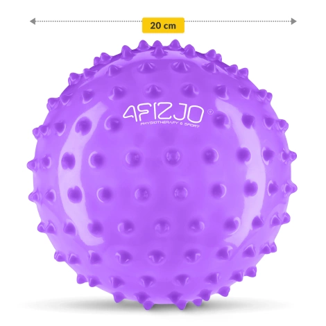 Rehabilitační míček s bodlinkami 20 cm