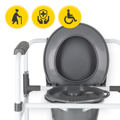 Toaletní křeslo 3 v 1 s nastavením výšky