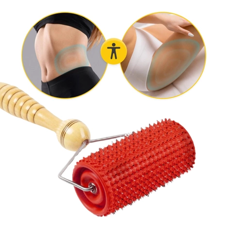 Masážní váleček Lyapko 5,0 bez niklu červený