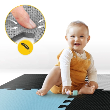 Sada 9 podložek na cvičení puzzle - "Blankytné nebe"