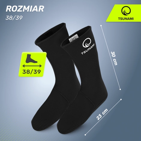 Neoprenové ponožky na otužování 38/39