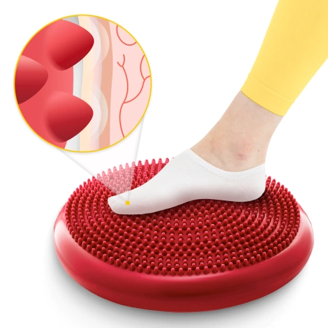 Senzomotorický polštář PRO+ 33 cm červený