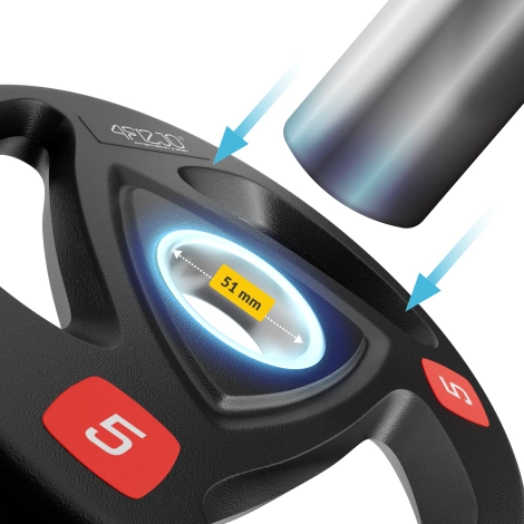 Olympijská závaží 4 x 5 kg