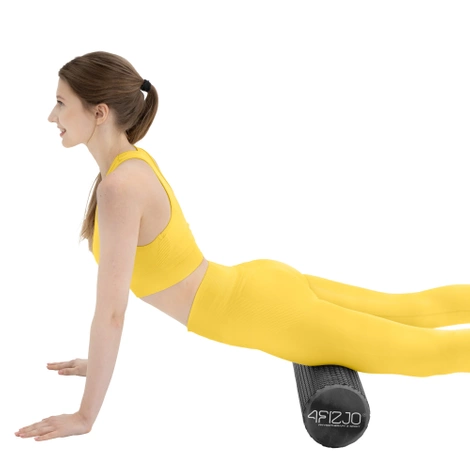 Masážní válec s výstupky CARE+ 60 cm černý