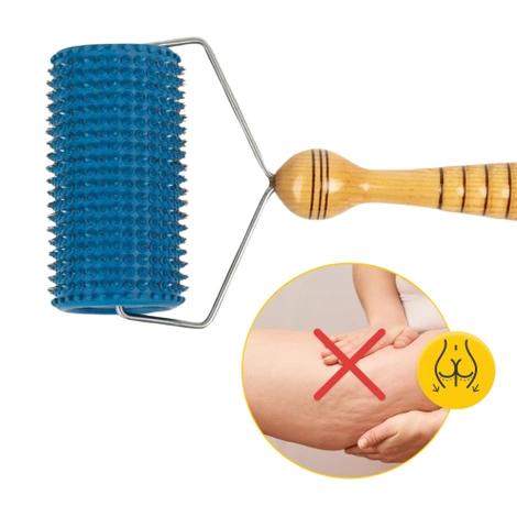 Masážní váleček Lyapko 5,0 bez niklu modrý