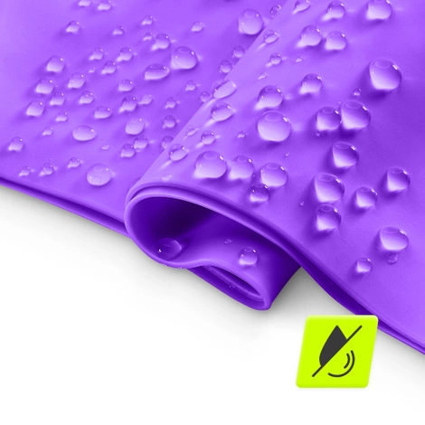 Plavecká čepice unisex TSUNAMI fialová