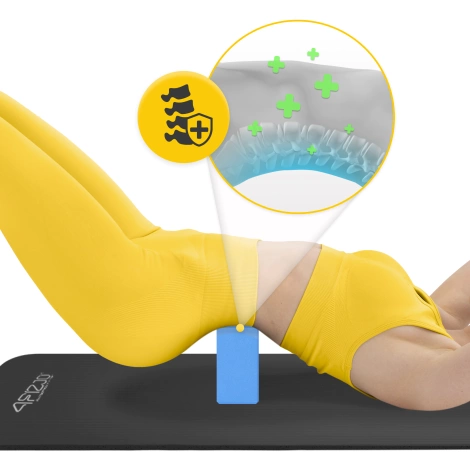 Pěnový blok na jógu modrý