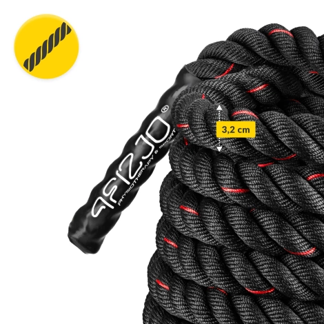 Posilovací lano POWER ROPE 9 m