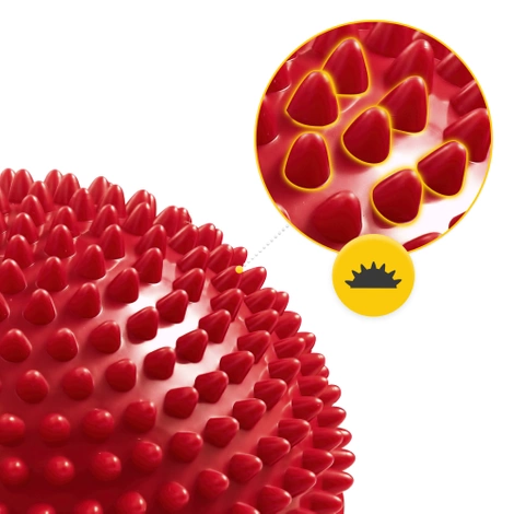 Balanční masážní polokoule 2 ks. červené