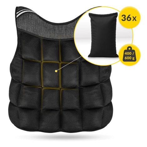 Zátěžová vesta 20 kg