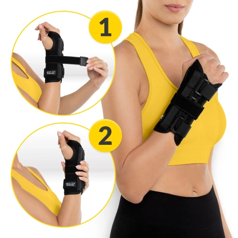 Ortéza na zápěstí s pevnou výztuhou