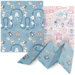 Skládací vzdělávací podložka "Království a Kosmos" 180 x 150 cm