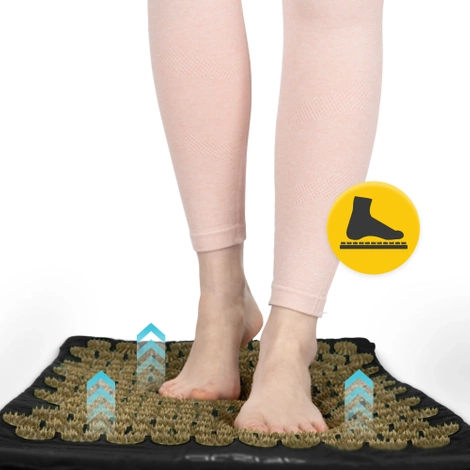 Akupresurní podložka polštářem hnědá