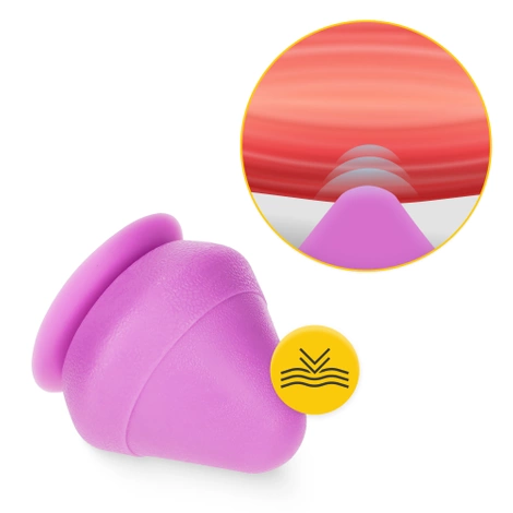 Masážní kužel na zeď fialový