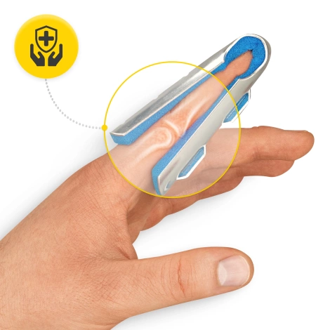 Duralová dlaha pro fixaci prstu MED M