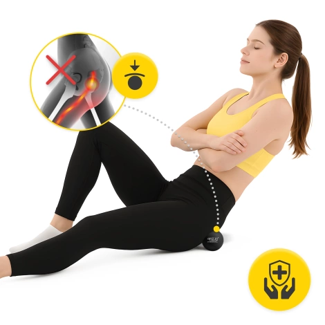 Masážní míč Lacrosse Massage Ball černý