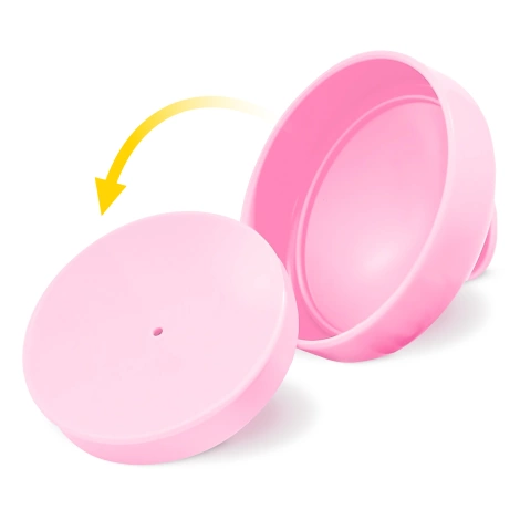 Masážní kartáč na pokožku hlavy růžový