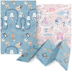 Skládací vzdělávací podložka "Království a Kosmos" 180 x 120 cm