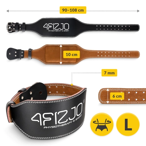 Vzpěračský pás na vzpírání L