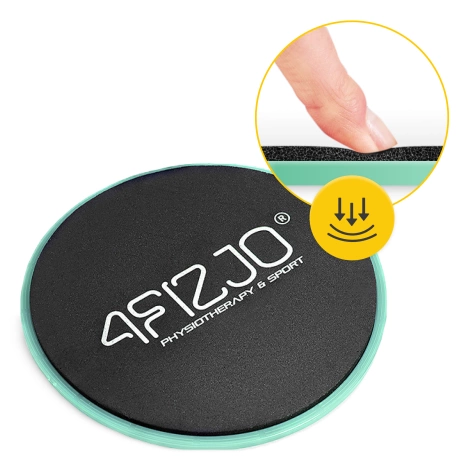 Klouzavé disky na cvičení SLIDE 2 ks.