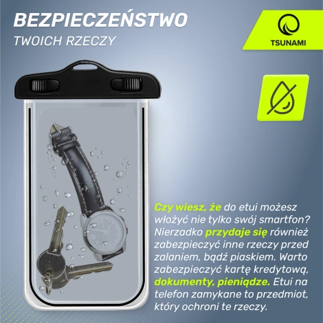 Vodotěsné pouzdro na mobil TSUNAMI