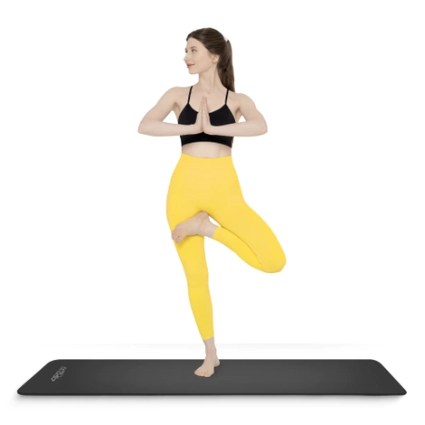 Podložka na cvičení YOGA MAT NBR 180 × 60 × 1,5 cm černá