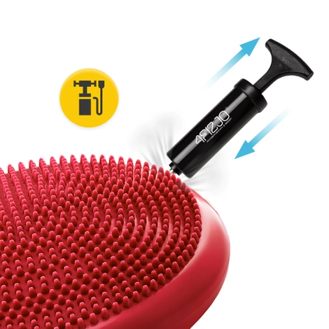 Senzomotorický polštář PRO+ 33 cm červený