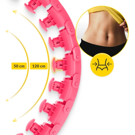 Masážní hula hoop se závažím