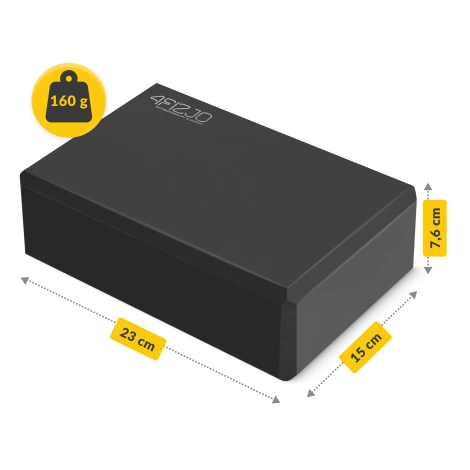 Pěnový blok na jógu černý