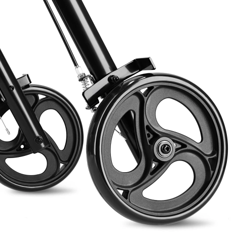 Čtyřkolové chodítko se sedátkem a taškou