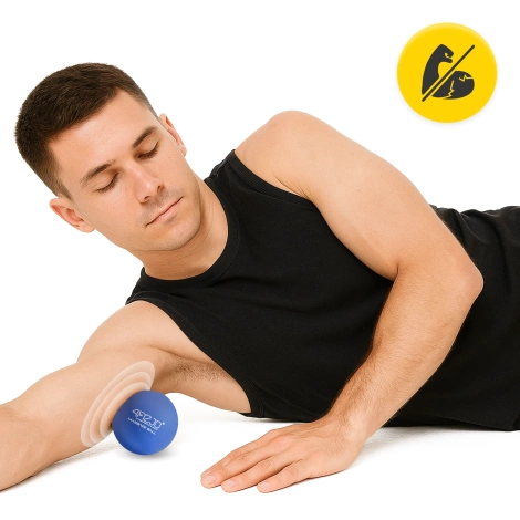 Masážní míček Lacrosse Massage Ball modrý
