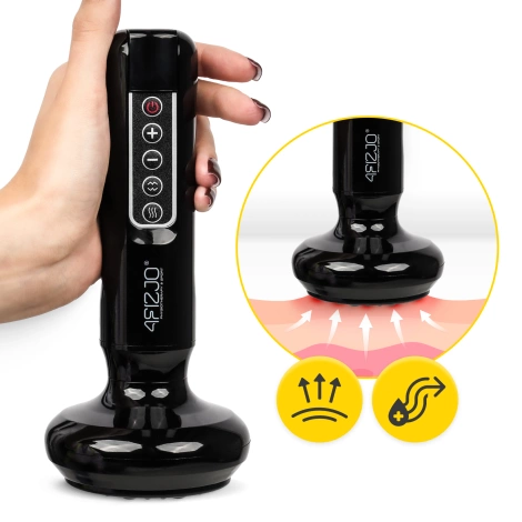 Elektrická masážní baňka proti celulitidě PRO černá