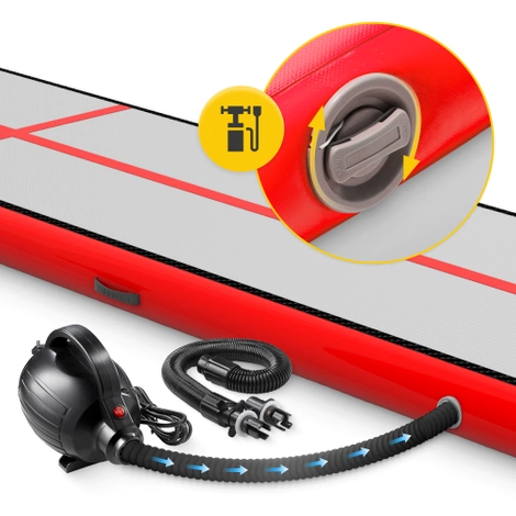 Akrobatická dráha AIR MAT 6 x 1 x 0,15 m s pumpou