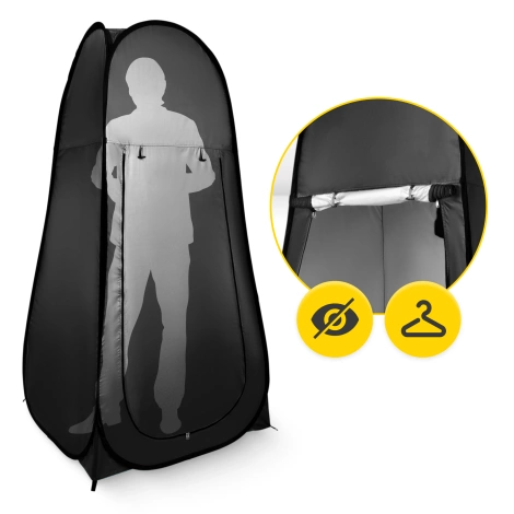 Převlékací stan Mountain Goat černý