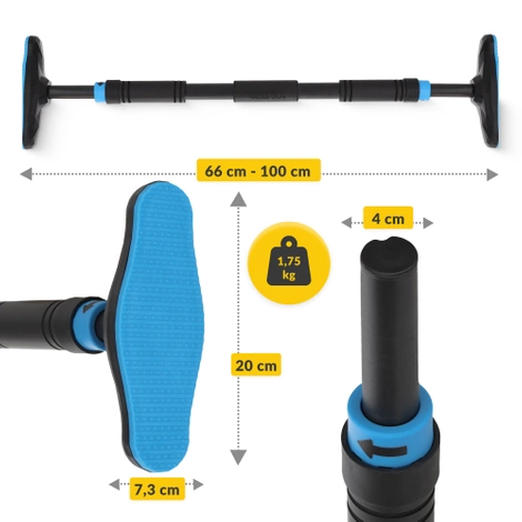 Rozpěrná hrazda ULTRA modrá