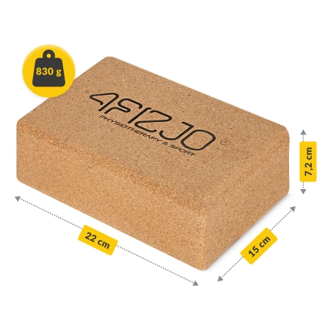 Korkový blok na jógu