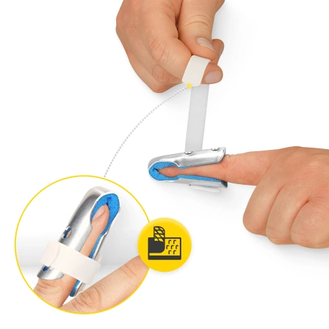 Duralová dlaha pro fixaci prstu MED S