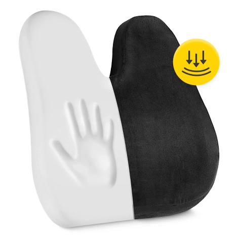 Ortopedický polštář na záda PRO černý