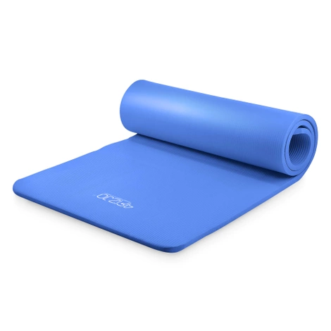 Podložka na cvičení YOGA MAT NBR 1 cm 180 × 60 × 1 cm modrá