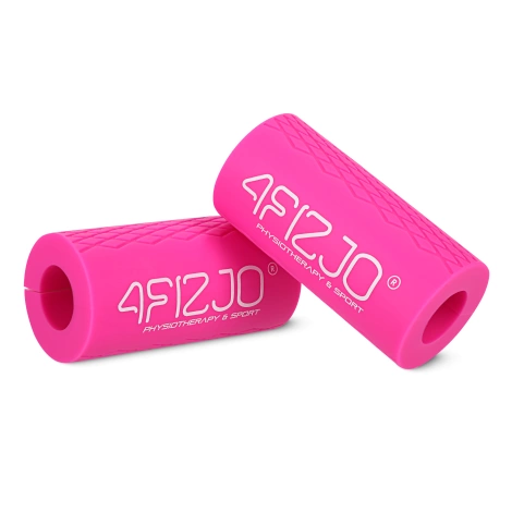 Úchyty na vzpěračskou tyč růžové