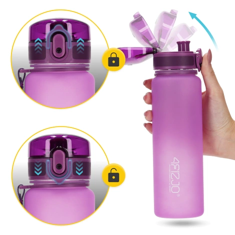 Sportovní láhev na vodu 650 ml růžová