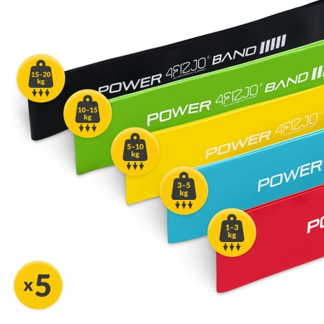 Sada 5 gum MINI POWER BAND