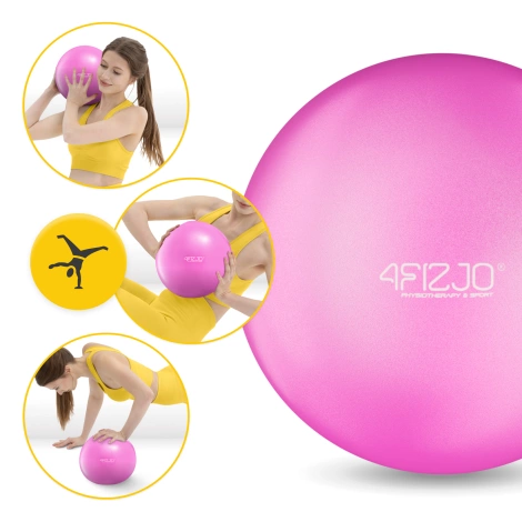 Míč na pilates 22 cm růžový