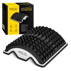 Opěrka pro masáž a protažení zad černo-šedá