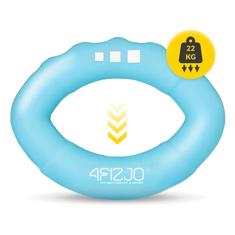 Silikonový posilovač zápěstí modrý