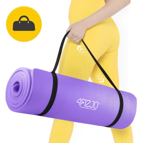 Podložka na cvičení YOGA MAT NBR 1 cm 180 × 60 × 1 cm fialová