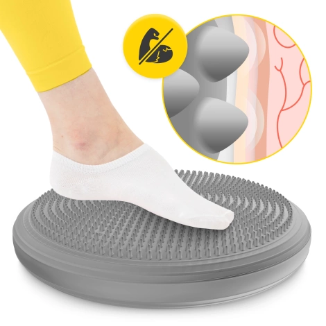 Balanční podložka MED+ 33 cm šedá